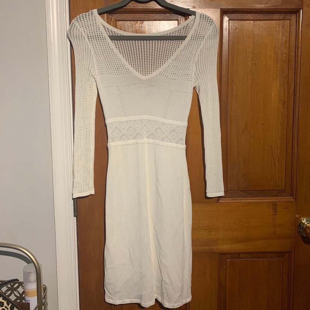 Ali & Jay white bodycon